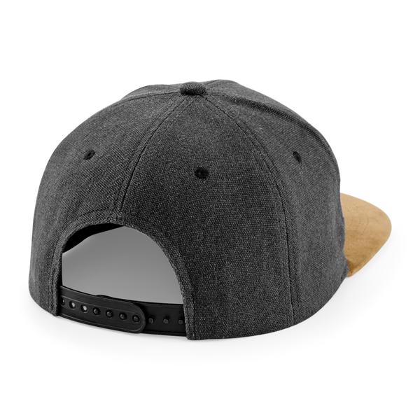 B668 Suede Peak Snapback