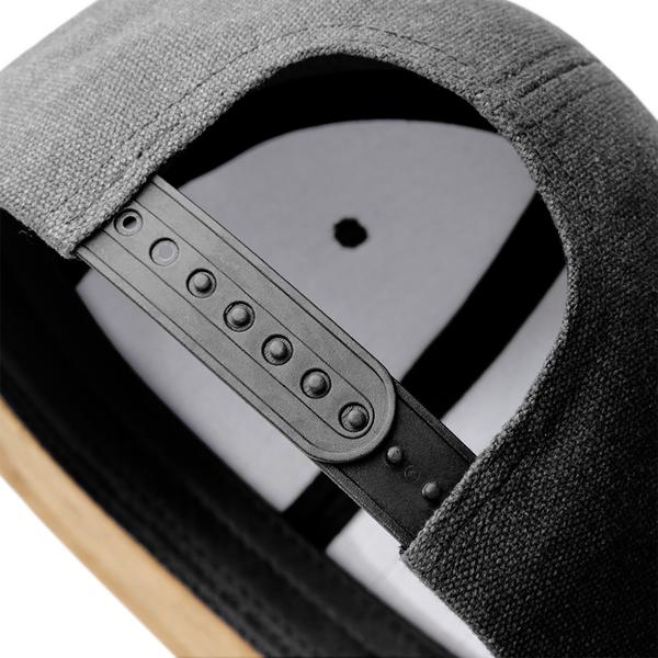 B668 Suede Peak Snapback