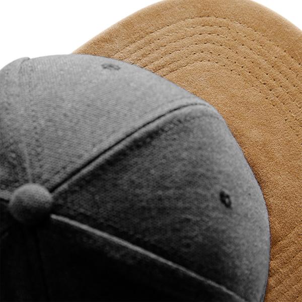 B668 Suede Peak Snapback