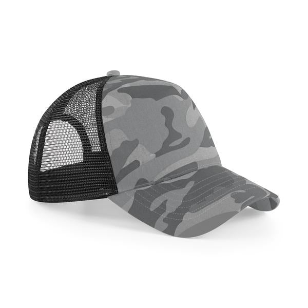 B694 Camo Snapback Trucker