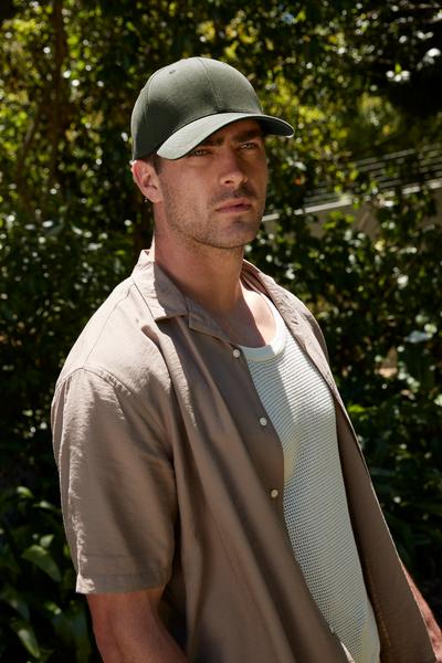 B803 EarthAware® Organic Cotton Stretch-Fit Cap