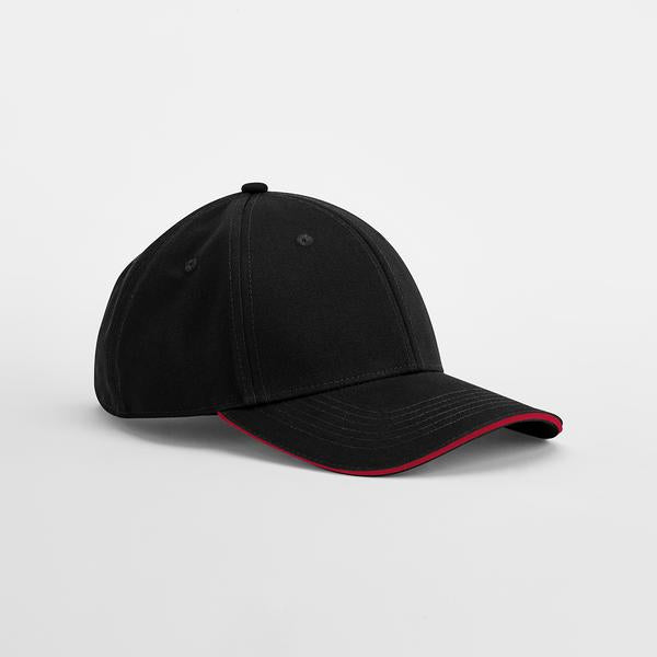 B820C EarthAware® Classic Organic Cotton 6 Panel Cap - Sandwich Peak