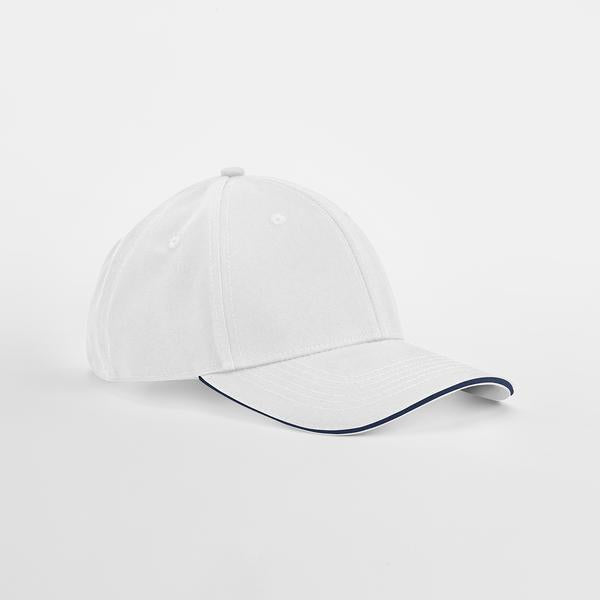 B820C EarthAware® Classic Organic Cotton 6 Panel Cap - Sandwich Peak