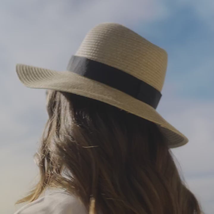 B725 Straw Fedora