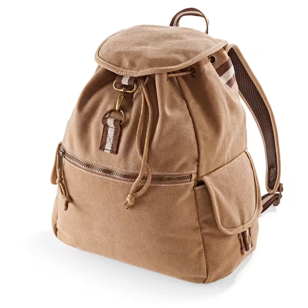 QD612 Vintage Canvas Backpack