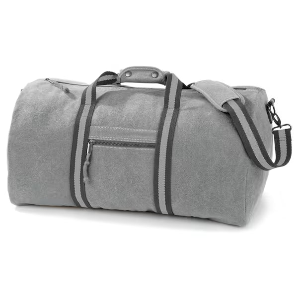 QD613 Vintage Canvas Holdall