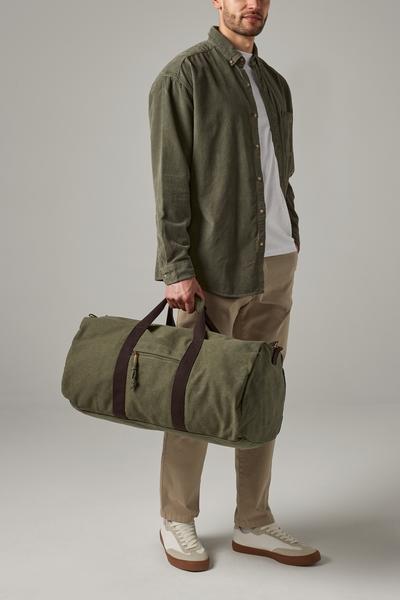 QD613 Vintage Canvas Holdall