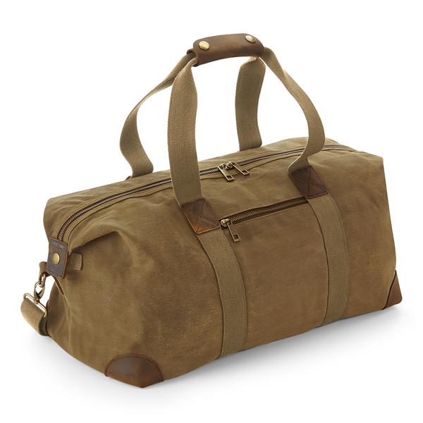 QD650 Heritage Waxed Canvas Holdall
