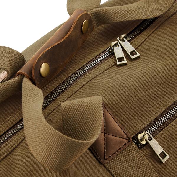 QD650 Heritage Waxed Canvas Holdall