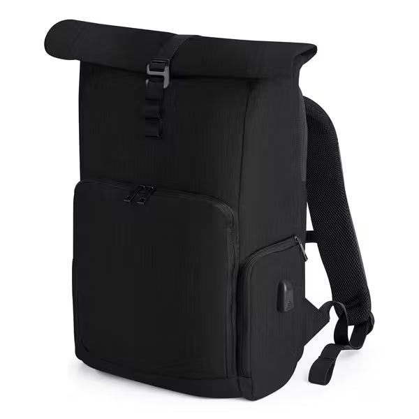 QD995 Q-Tech Charge Roll-Top Backpack