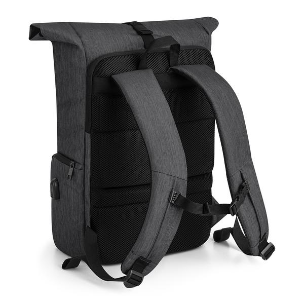 QD995 Q-Tech Charge Roll-Top Backpack